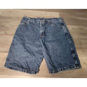 Wrangler Mens Carpenter Denim True Blue Jean Shorts Five Star Work Size 38